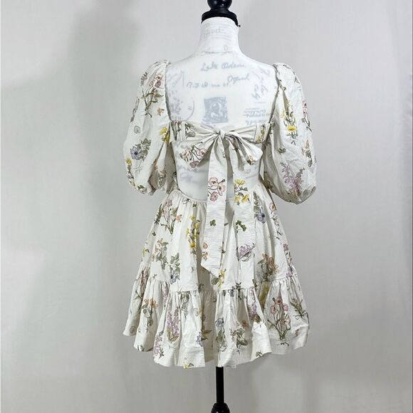 Zimmermann Jeannie Puff-Sleeve Minidress size 2/US size 6-8 - Picture 10 of 15